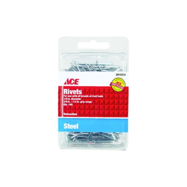 Ace Rivet 100pk 8x Half Inch 1 Ea 2014314