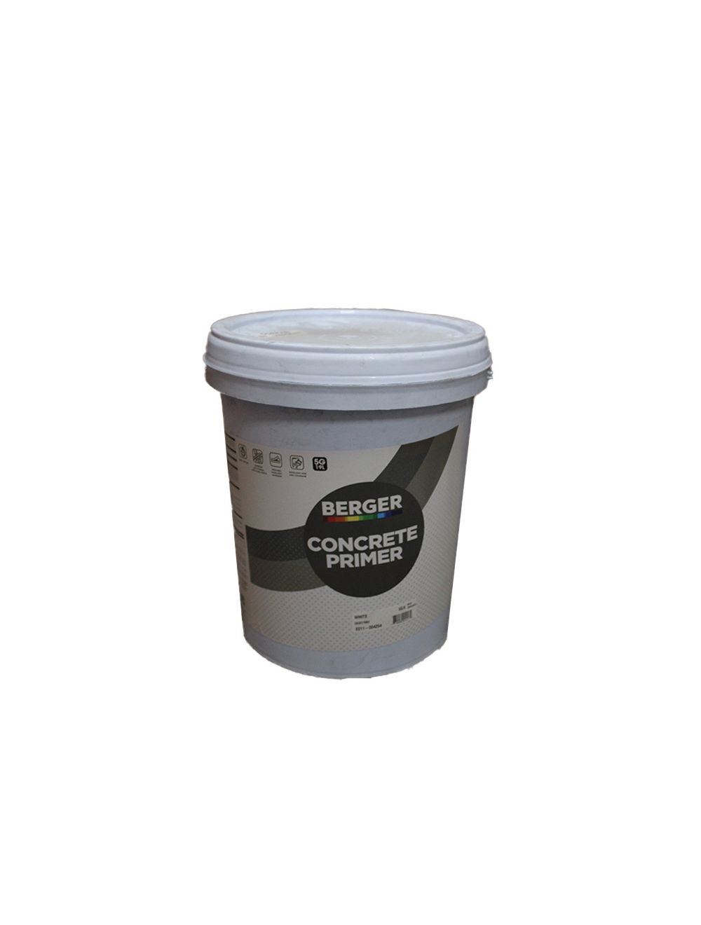 Berger Concrete Primer 5 Gl White 1 Each F1074W10000G