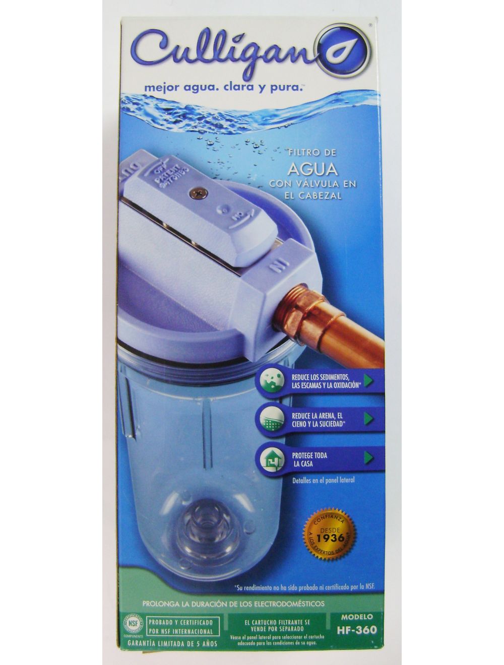 Ace Sediment Water Filter Valve In Head 3/4 In White 1 Each 49560