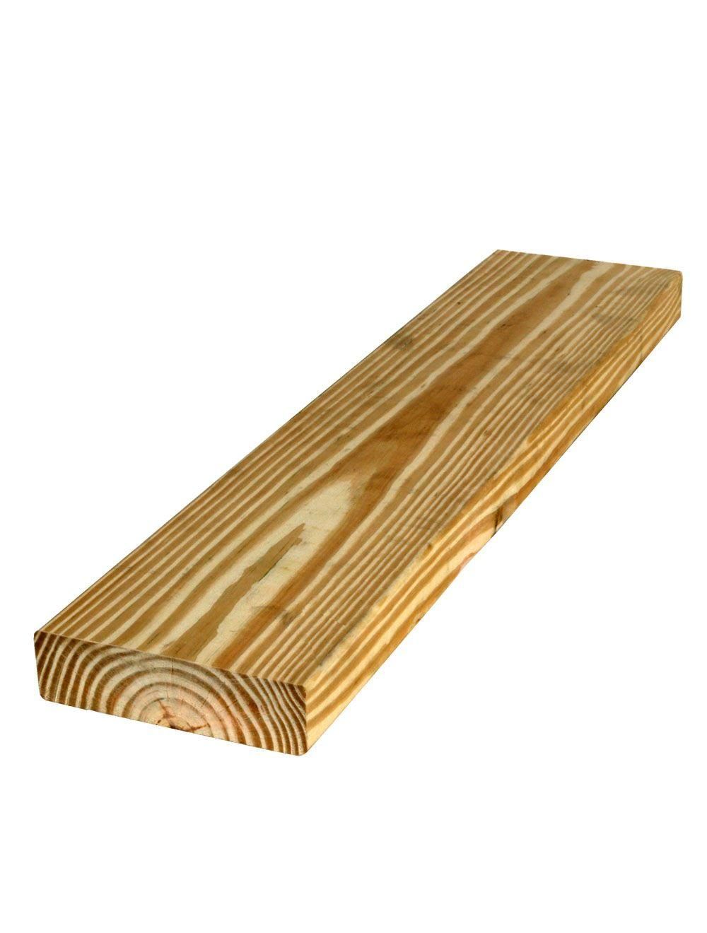 Putnam Lumber Treated Rough Yellow Pine 2x6 In x 16 Ft 1 Length