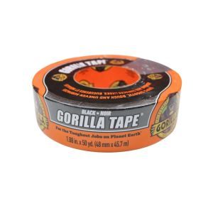 Gorilla Tape  Black, 1.88 in x 50 yd (Heavy Duty) 1Ea 1025260