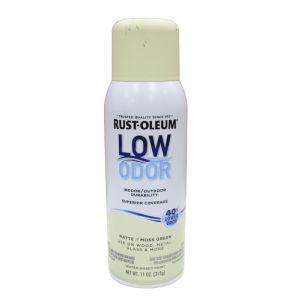 Rust-Oleum Low Odor Spray Paint  Matte Moss Green, 11 oz 1Ea 1037530