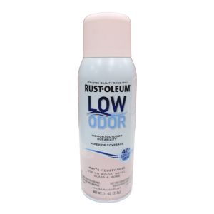 Rust-Oleum Low Odor Spray Paint Dusty Rose Matte 11 oz 1Ea 1037531