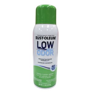 Rust-Oleum Low Odor Spray Paint Lucky Green Gloss 11 oz 1Ea 1037574