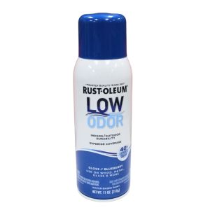 Rust-Oleum Low Odor Spray Paint Gloss Blueberry, 11 oz 1Ea 1037575