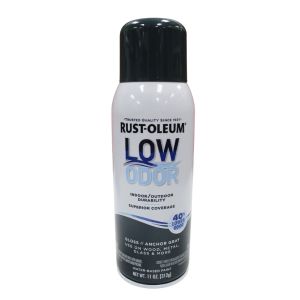 Rust-Oleum Low Odor Spray Paint Anchor Gray Gloss 11 oz1Ea 1037579