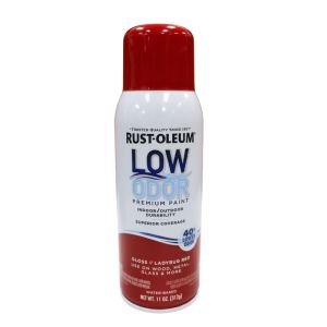 Rust-Oleum Low Odor Spray Paint Ladybug Red Gloss 11 oz 1 Ea 1037526