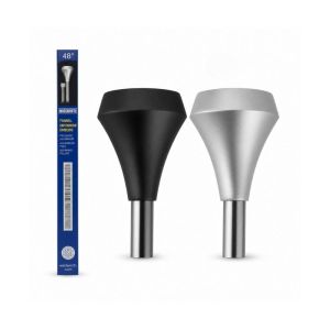 Metal Curtain Double Rod Resin Finial 1Ea
