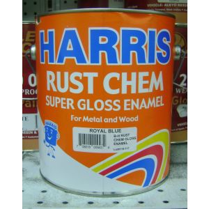 Harris Rust Chem Paint 1 Gl Royal Blue 1 Each 13/1302-008-227