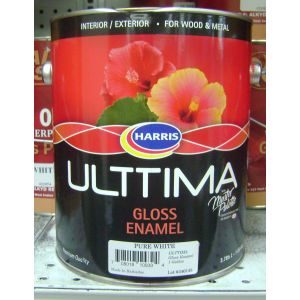 Harris Ultima Plus Gloss Enamel 1 Gl Pure White 1 Each 13/0435-008-001