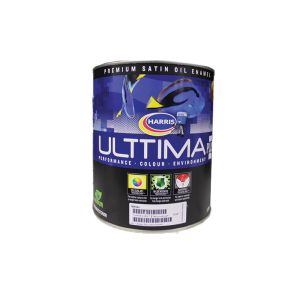 Harris Ultima Plus Satin Enamel 1 Gl Bright White 1 Each 13/0433-008-001