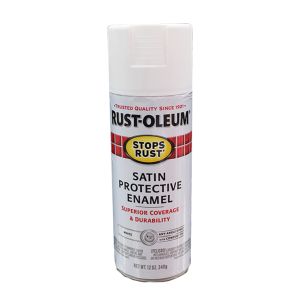 Rust-Oleum Stops Rust Satin White Spray Paint 12oz 1 Each 1121425