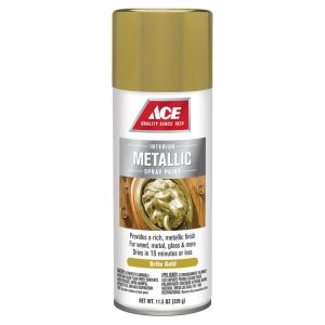 Ace Metallic Spray Paint 11 Oz Gold Plate 1 Each 11655