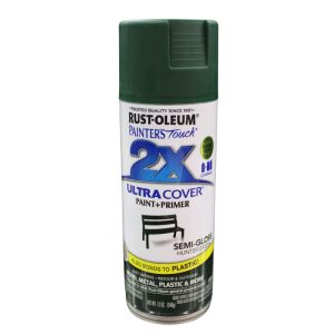 Rust-Oleum Painter's Touch 2X Ultra Cover Semi-Gloss Hunter Green Spray Paint
