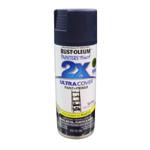 Rustoleum Painters Touch 2X Ultra Cover Satin Spray Paint 12oz Midnight Blue