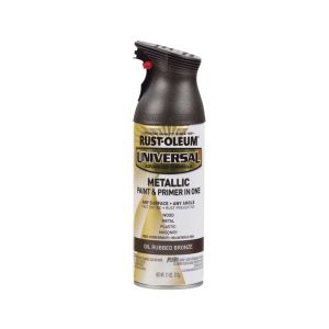 Rust-Oleum Universal Metallic Spray Paint Oil Rubbed 11 Oz Bronze 1 Each 1427947
