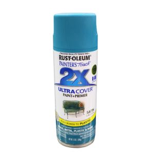  Rustoleum Painters Touch 2X Ultra Cover Satin Spray Paint 12 Oz Lagoon