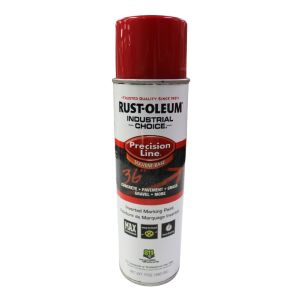 Rustoleum Industrial Choice Percision Line Marking Spray Paint 17oz Red 180479