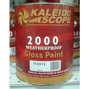 Kaleidoscope 2000 Oil Paint 1 Gl White 1 Each D301STD245004L