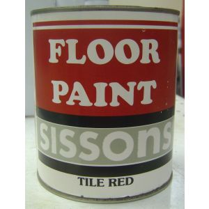 Sissons Floor Paint  1 Qt Tile Red 1 Each