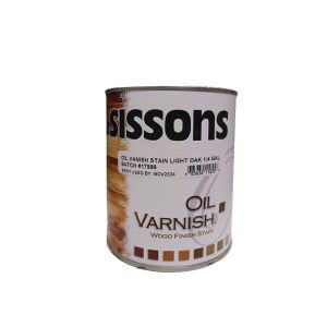 Sissons Varnish Stain  1 Qt Light Oak 1 Each