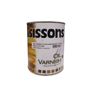 Sissons Varnish Stain  1 Qt Mahogany  1 Each
