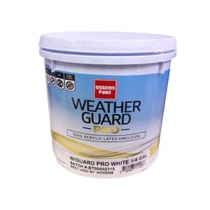 Sissons Weatherguard Pro  White 1Qrt