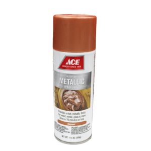 Ace Brilliant Metallic Spray Paint 11 Oz Copper 1 Each 17023