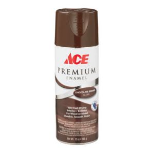 Ace Intl Premium Gloss Enamel Spray Paint 12 Oz Chocolate Brown 1 Each 17012