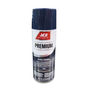 Ace  Premium Gloss Enamel Spray Paint 12 Oz Navy 1 Each 1037597