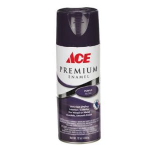 Ace Intl Premium Gloss Enamel Spray Paint 12oz Purple 1 Each 1066422