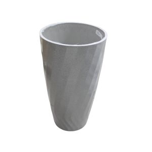 Cylindrical  Flower Planter  28x28x49cm Gray1 Ea 767-05625