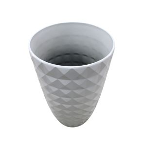 Cylindrical Flower Planter White 35.5 x 35.5 x 5cm 1Ea 767-2400715
