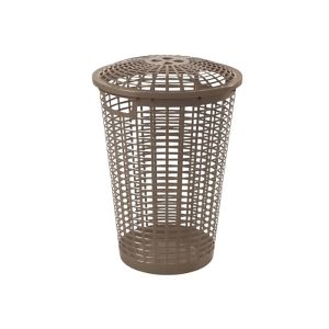 Round Laundry Hamper – 13.47 Gallon, Mocca