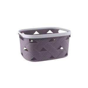 Windrose Storage Basket 242x167x119mm Grey 723-HXG00626-S