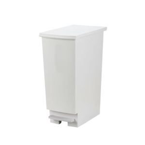 Life Art White Step-on Dustbin 9x33x41cm 766-39789