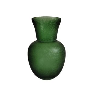 Casabella Green Bottle Shaped Glass Vase 19x26.5x19cm 1 Ea 796-ASDEC335-002