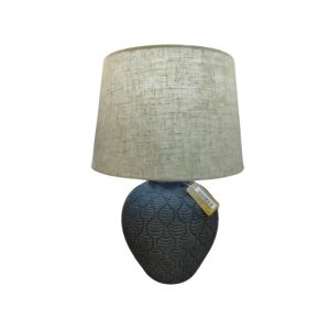 Ceramic Table Lamp Concrete Grey dia 23 x h 36 cm  1 Each 604-01222