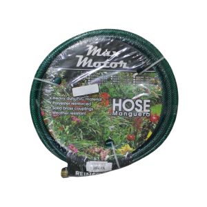 Max Motor Heavy-Duty Reinforced Garden Hose – PVC, Brass Couplings