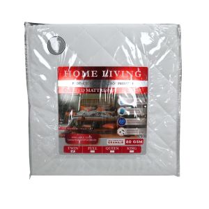 Quilted Mattress Pad 8cm Twin White 1 Ea 720-1434231