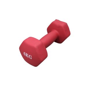 6 Kg Neoprene Hex Dumbbell Red 1 Each DB004 6KG