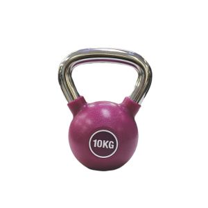 10 Kg Poly Urethane  Kettlebell Purple 1 Each