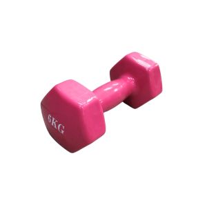  Vinyl Dumbbell 6Kg Pink  1 Ea DB005