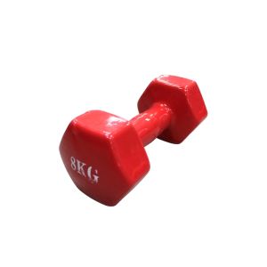  Vinyl Dumbbell 8Kg Red  1 Ea DB005