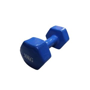  Vinyl Dumbbell 10Kg Blue  1 Ea DB005