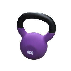 Neoprene kettlebells 8kg Purple/Red 1 Each KB001 8KG