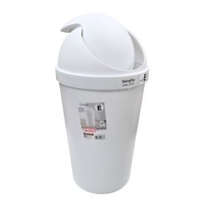 Sterilite Swing-Top Wastebasket – 3 Gallon / 11.4 L (White)