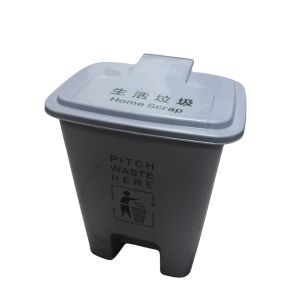 Home Scrap Garbage Bin 20L Grey 1 Ea HDL-P20L