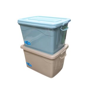 Storage Container 640x465x395mm Blue Cream 1 Ea HDB-032#3