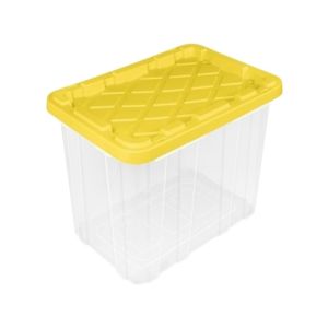 Industrial Storage with Yellow Lid 102L 1Ea